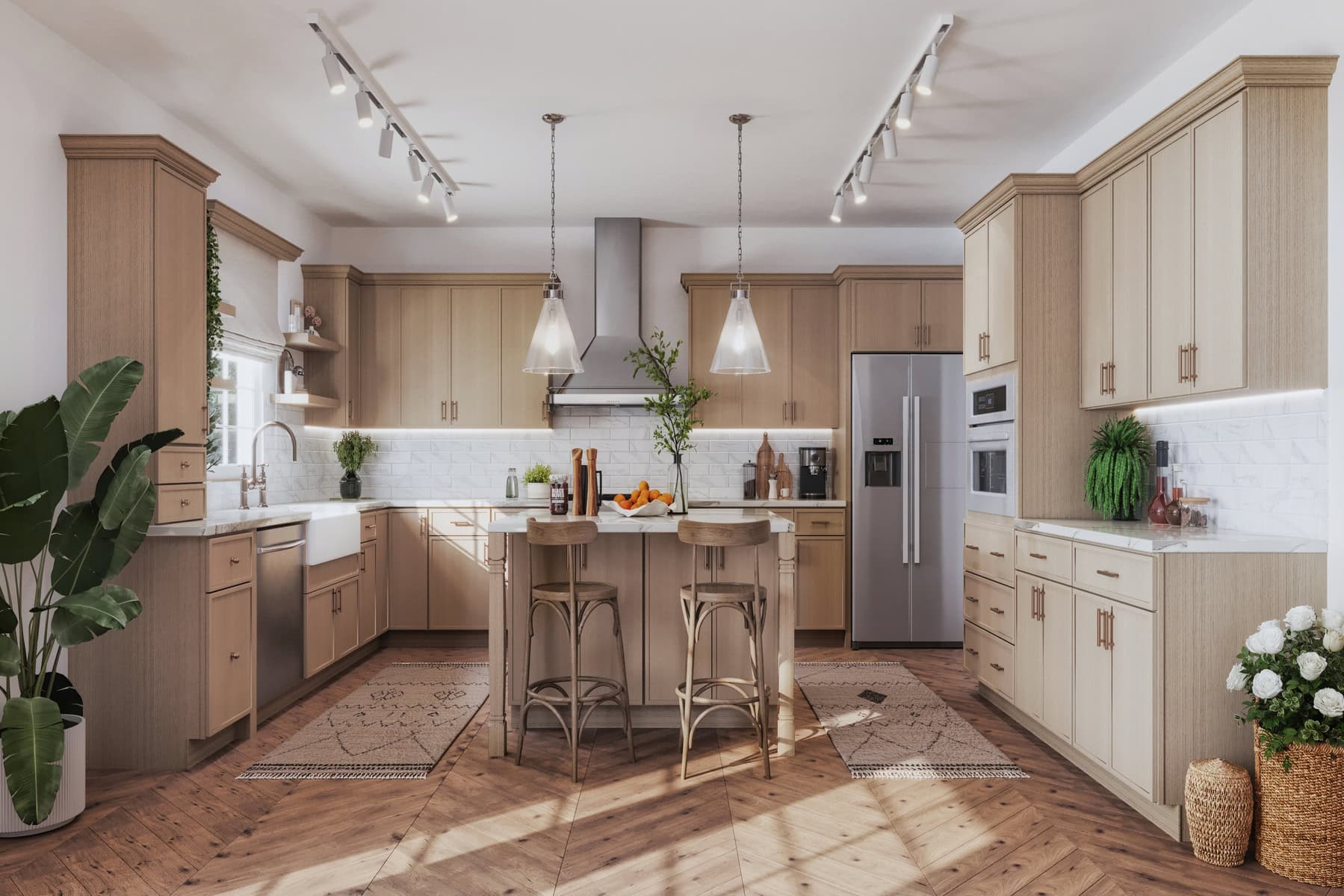 Solid Wood Kitchen